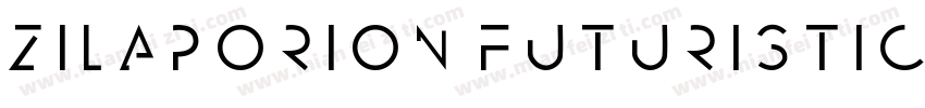 ZilapOrion Futuristic字体转换